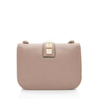 Valentino Calfskin Glam Lock Small Shoulder Bag