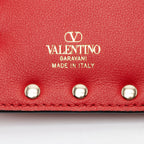 Valentino Calfskin Rockstud Bifold Wallet