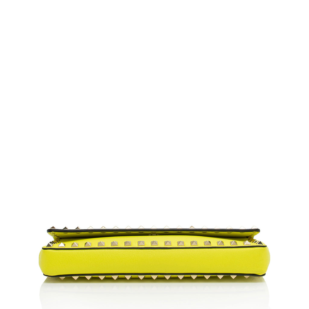 Valentino Calfskin Rockstud Bracelet Clutch (SHF-bBMezp)