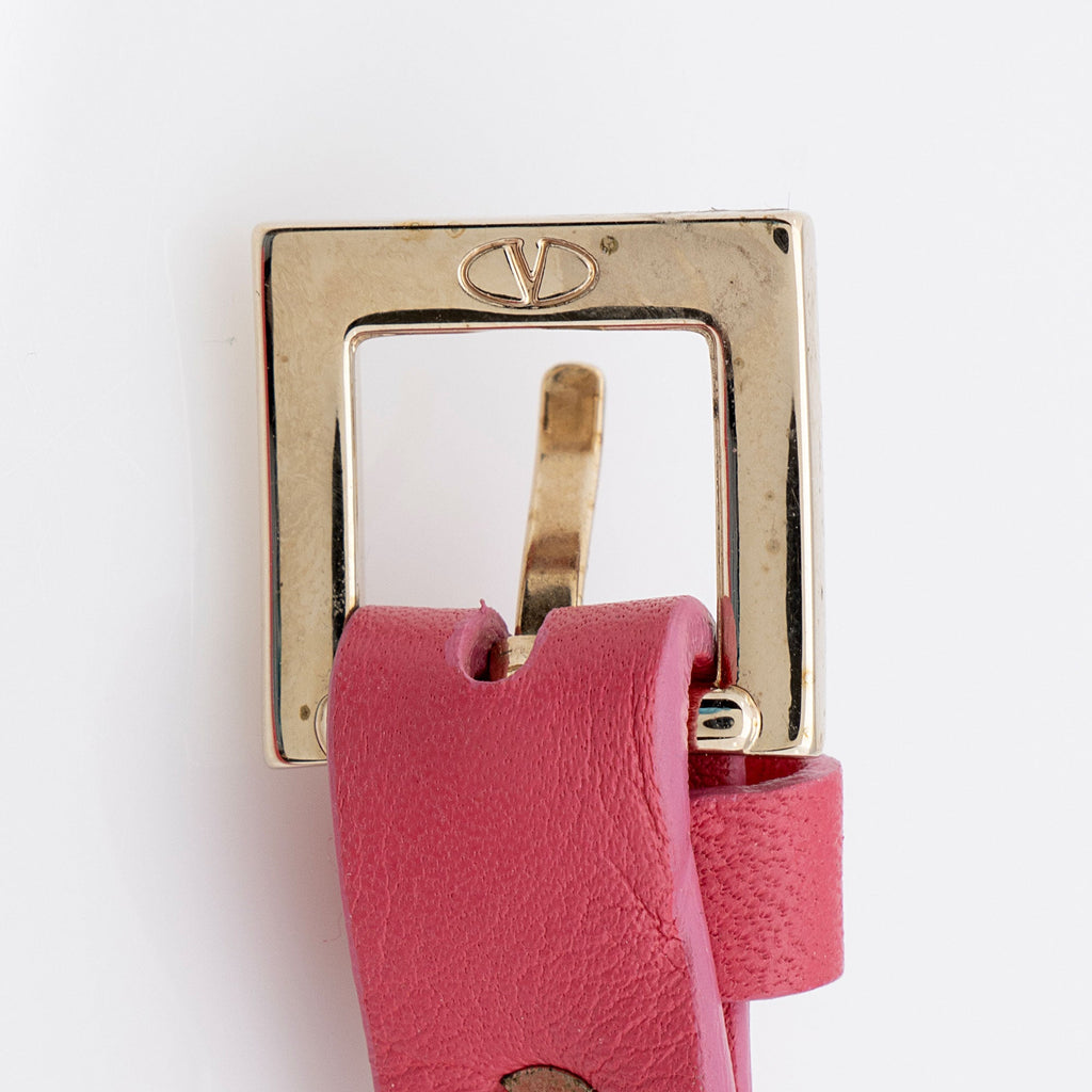 Valentino Calfskin Rockstud Bracelet