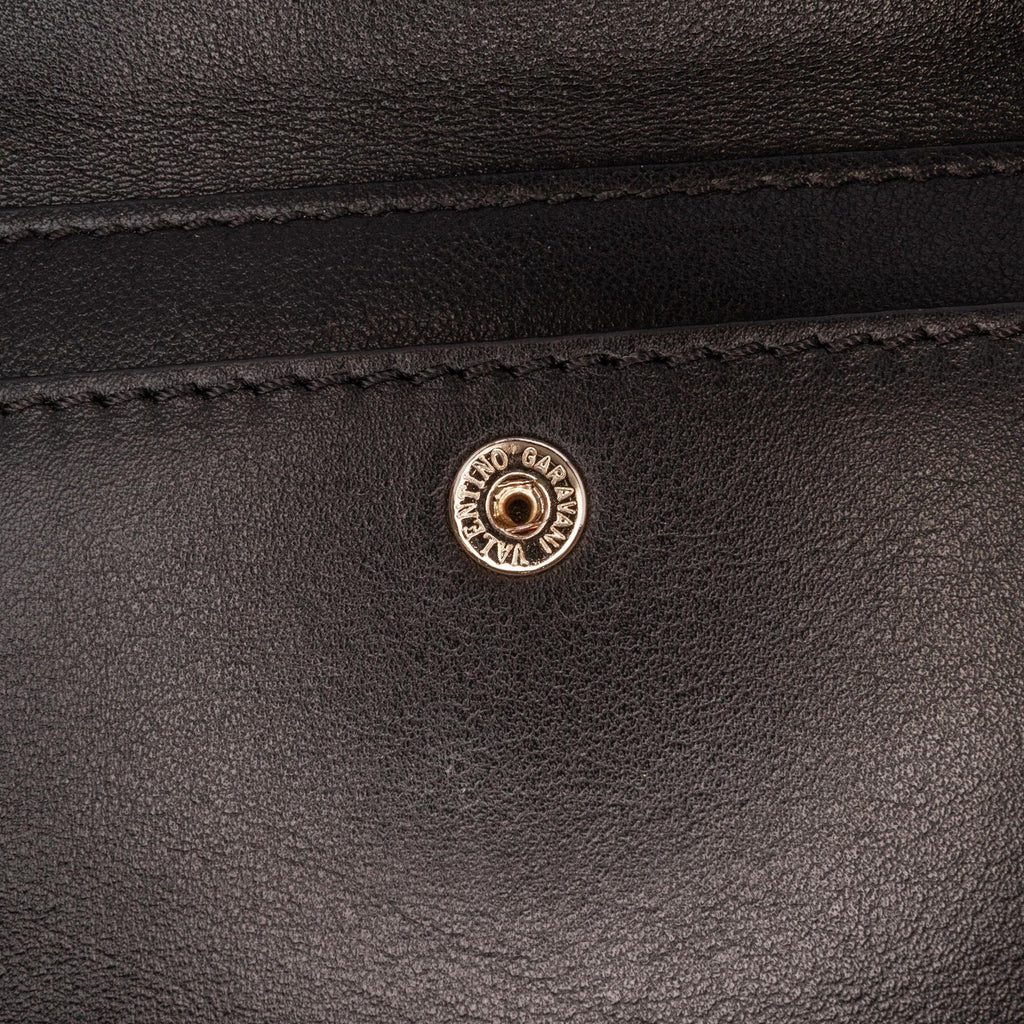 Valentino Calfskin Rockstud Chain Pouch