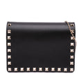 Valentino Calfskin Rockstud Chain Pouch
