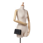 Valentino Calfskin Rockstud Chain Pouch