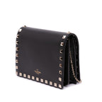 Valentino Calfskin Rockstud Chain Pouch