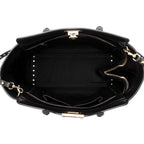 Valentino Calfskin Rockstud Double Handle Medium Tote