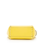 Valentino Calfskin Rockstud Double Handle Mini Tote (SHF-8c9L8s)