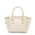 Valentino Calfskin Rockstud Double Handle Mini Tote (SHF-VEoJao)