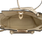 Valentino Calfskin Rockstud Double Handle Mini Tote (SHF-VEoJao)