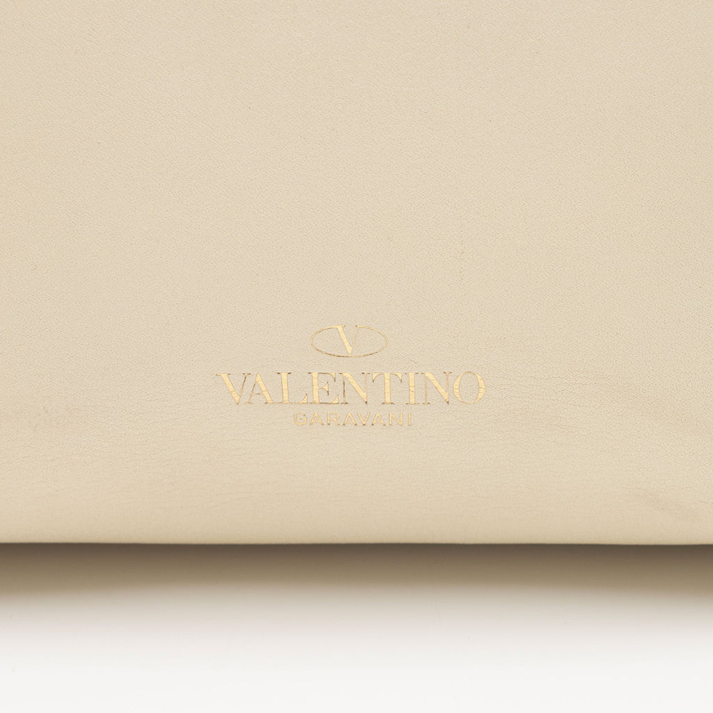 Valentino Calfskin Rockstud Double Handle Mini Tote (SHF-VEoJao)