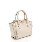 Valentino Calfskin Rockstud Double Handle Mini Tote (SHF-VEoJao)
