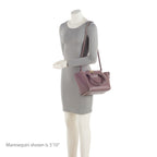Valentino Calfskin Rockstud Double Handle Small Tote (SHF-twHMYA)