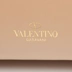 Valentino Calfskin Rockstud Double Handle Small Tote (SHF-9JPf5P)