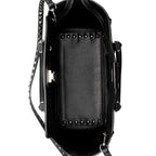 Valentino Calfskin Rockstud Double Handle Small Tote (SHF-jtnTAO)