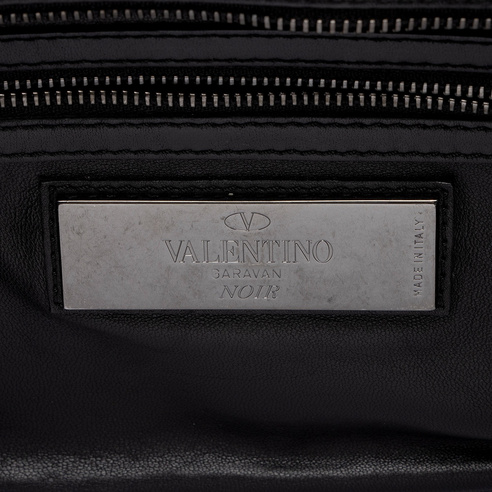 Valentino Calfskin Rockstud Double Handle Small Tote (SHF-jtnTAO)