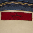 Valentino Calfskin Rockstud Double Handle Small Tote (SHF-WyhIHB)