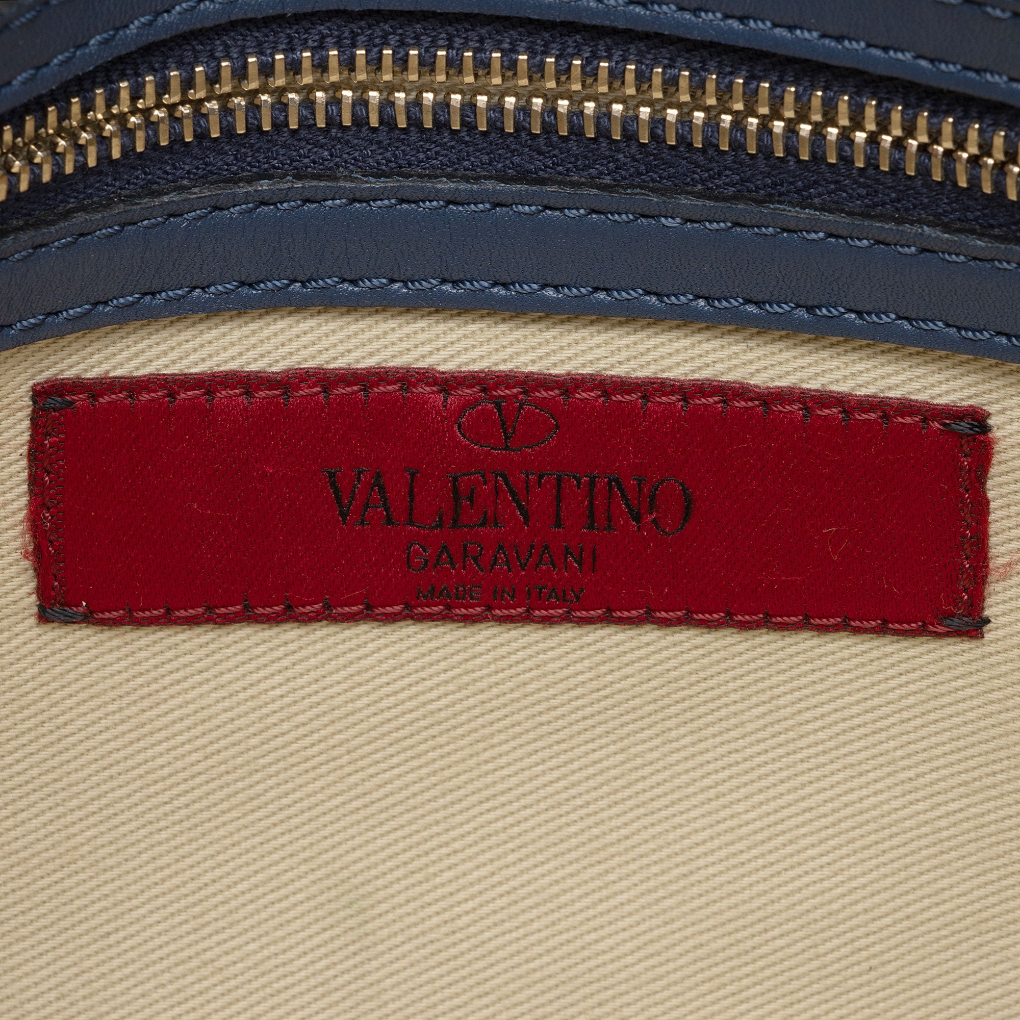 Valentino Calfskin Rockstud Double Handle Small Tote (SHF-WyhIHB)