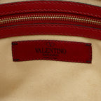Valentino Calfskin Rockstud Double Handle Small Tote