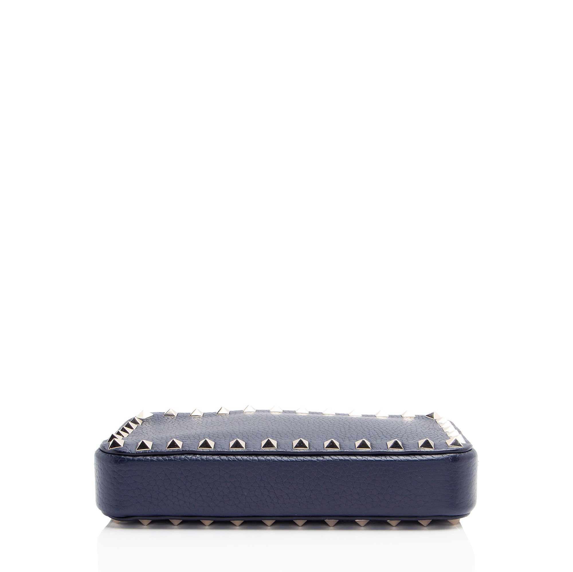 Valentino Calfskin Rockstud Double Zip Crossbody