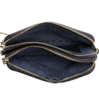 Valentino Calfskin Rockstud Double Zip Crossbody