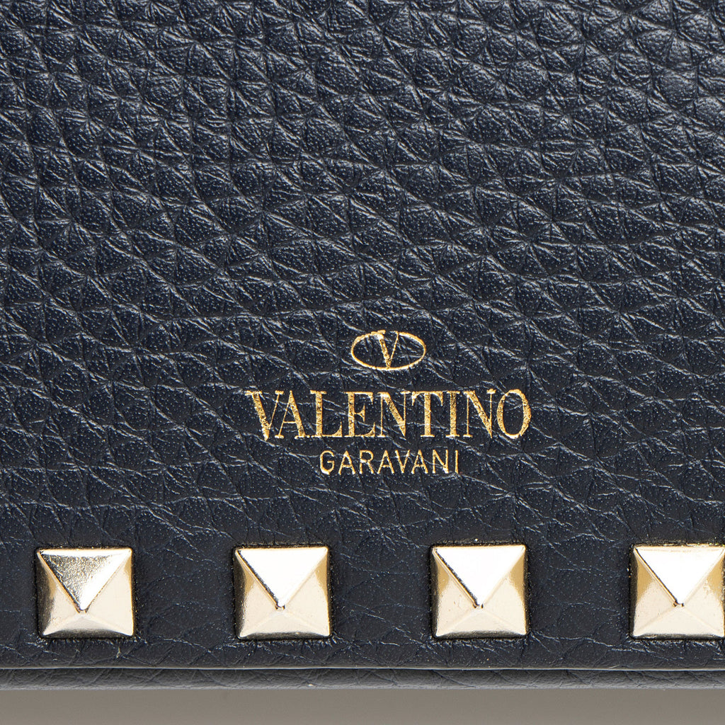 Valentino Calfskin Rockstud Double Zip Crossbody