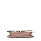 Valentino Calfskin Rockstud Envelope Chain Clutch