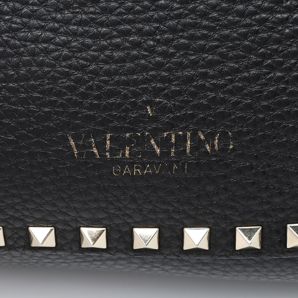 Valentino Calfskin Rockstud Large Messenger Bag (SHF-TuxJL8)