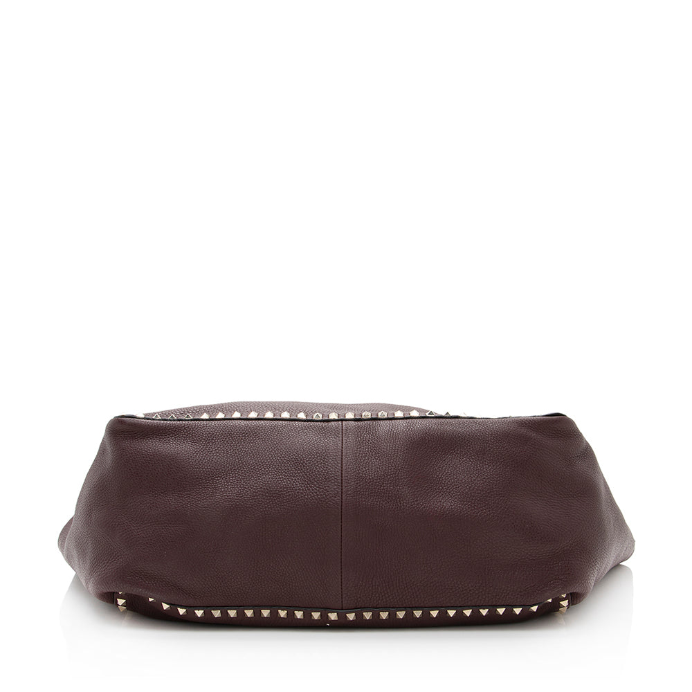 Valentino Calfskin Rockstud Reversible Small Tote - FINAL SALE (SHF-19189)