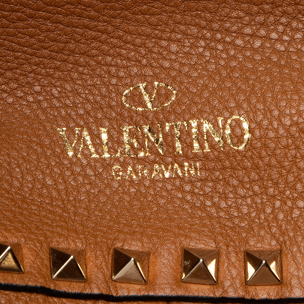 Valentino Calfskin Rockstud Reversible Small Tote - FINAL SALE (SHF-19189)