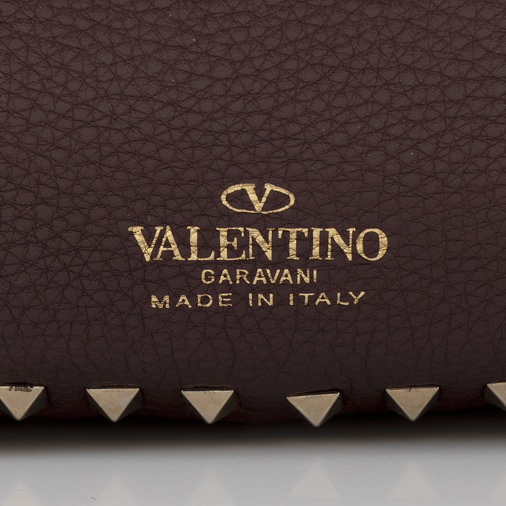 Valentino Calfskin Rockstud Reversible Small Tote - FINAL SALE (SHF-19189)