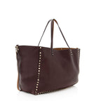 Valentino Calfskin Rockstud Reversible Small Tote - FINAL SALE (SHF-19189)