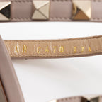 Valentino Calfskin Rockstud Slide Sandals - Size 7.5 / 37.5 (SHF-X4kMjr)