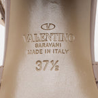 Valentino Calfskin Rockstud Slide Sandals - Size 7.5 / 37.5 (SHF-X4kMjr)