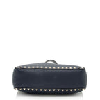 Valentino Calfskin Rockstud Small Messenger Bag (SHF-pObWhv)