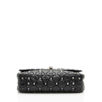 Valentino Calfskin Rockstud Spike Up Chain Small Shoulder Bag (SHF-rCwl8I)
