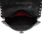 Valentino Calfskin Rockstud Spike Up Chain Small Shoulder Bag (SHF-rCwl8I)