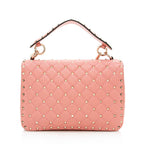 Valentino Calfskin Rockstud Spike Up Chain Shoulder Bag (SHF-13354)