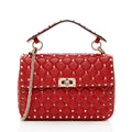 Valentino Calfskin Rockstud Spike Up Chain Shoulder Bag