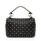 Valentino Calfskin Rockstud Spike Up Chain Shoulder Bag (SHF-19936)