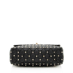 Valentino Calfskin Rockstud Spike Up Chain Shoulder Bag (SHF-19936)