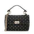 Valentino Calfskin Rockstud Spike Up Chain Shoulder Bag (SHF-19936)