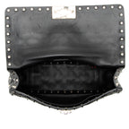 Valentino Calfskin Rockstud Spike Up Chain Shoulder Bag (SHF-19936)
