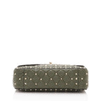 Valentino Calfskin Rockstud Spike Up Chain Shoulder Bag (SHF-a2oPsZ)