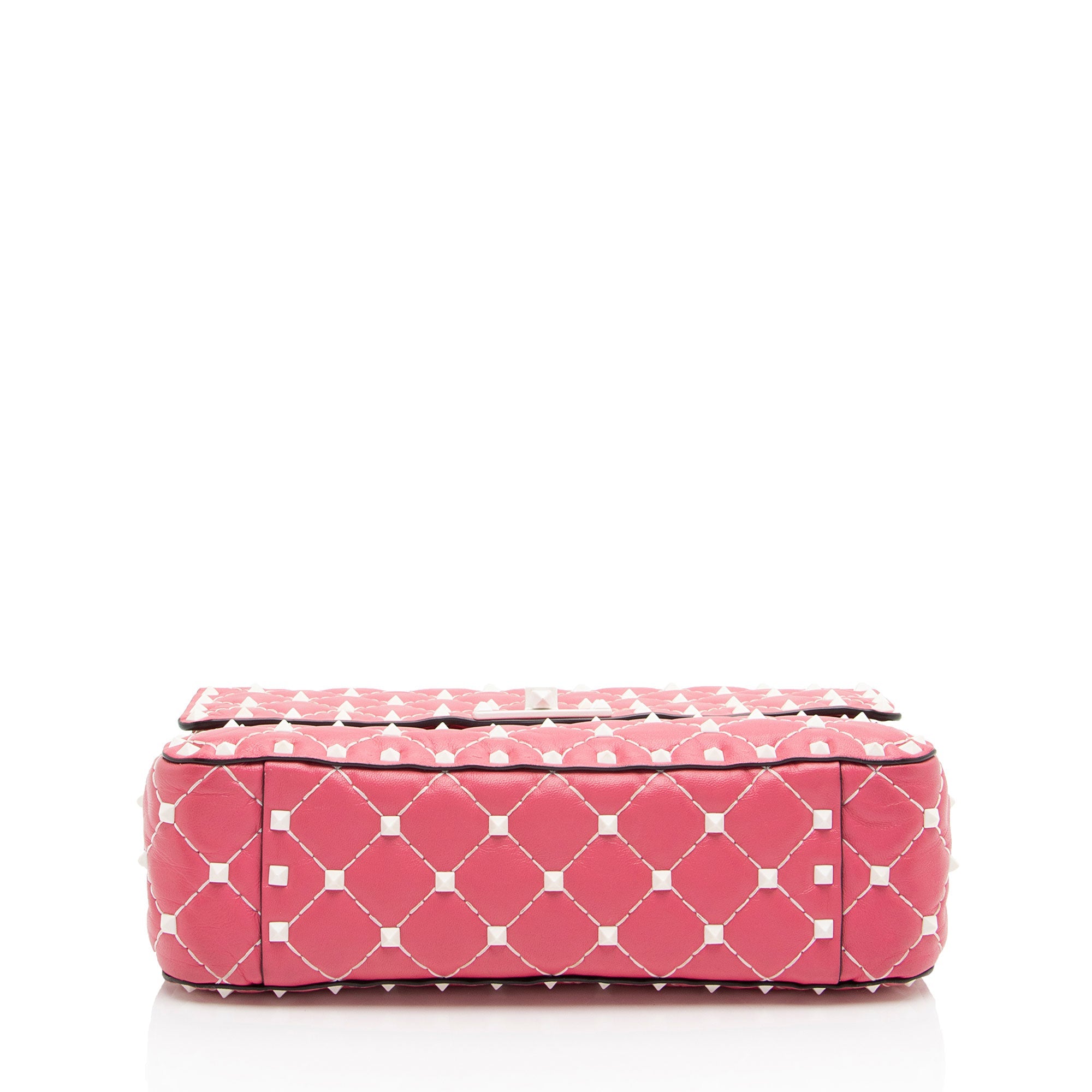 Valentino Calfskin Rockstud Spike Up Shoulder Bag (SHF-FvKLYe)