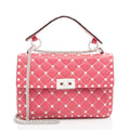 Valentino Calfskin Rockstud Spike Up Shoulder Bag (SHF-FvKLYe)