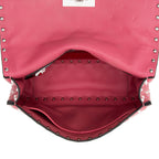 Valentino Calfskin Rockstud Spike Up Shoulder Bag (SHF-FvKLYe)