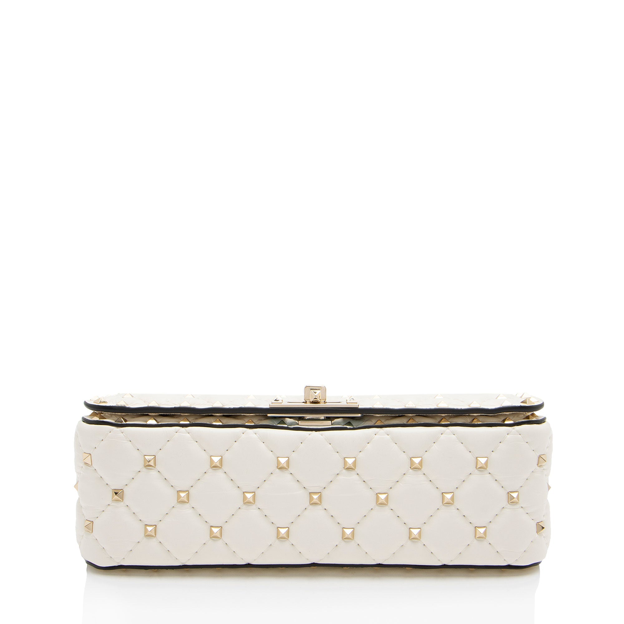 Valentino Calfskin Rockstud Spike Up Top Handle