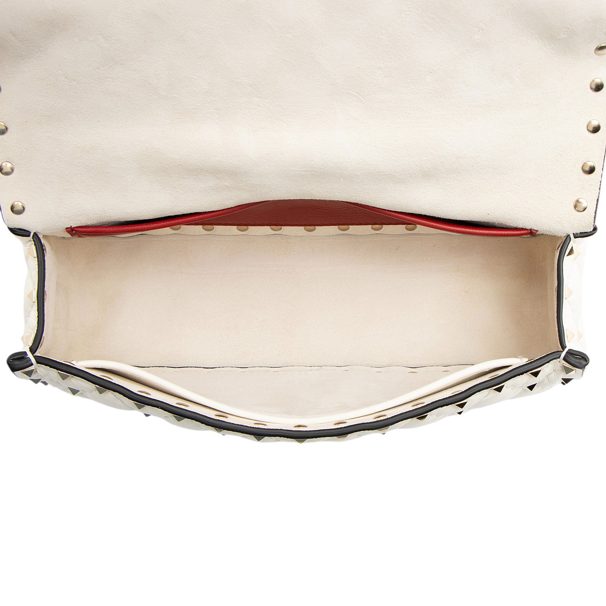 Valentino Calfskin Rockstud Spike Up Top Handle