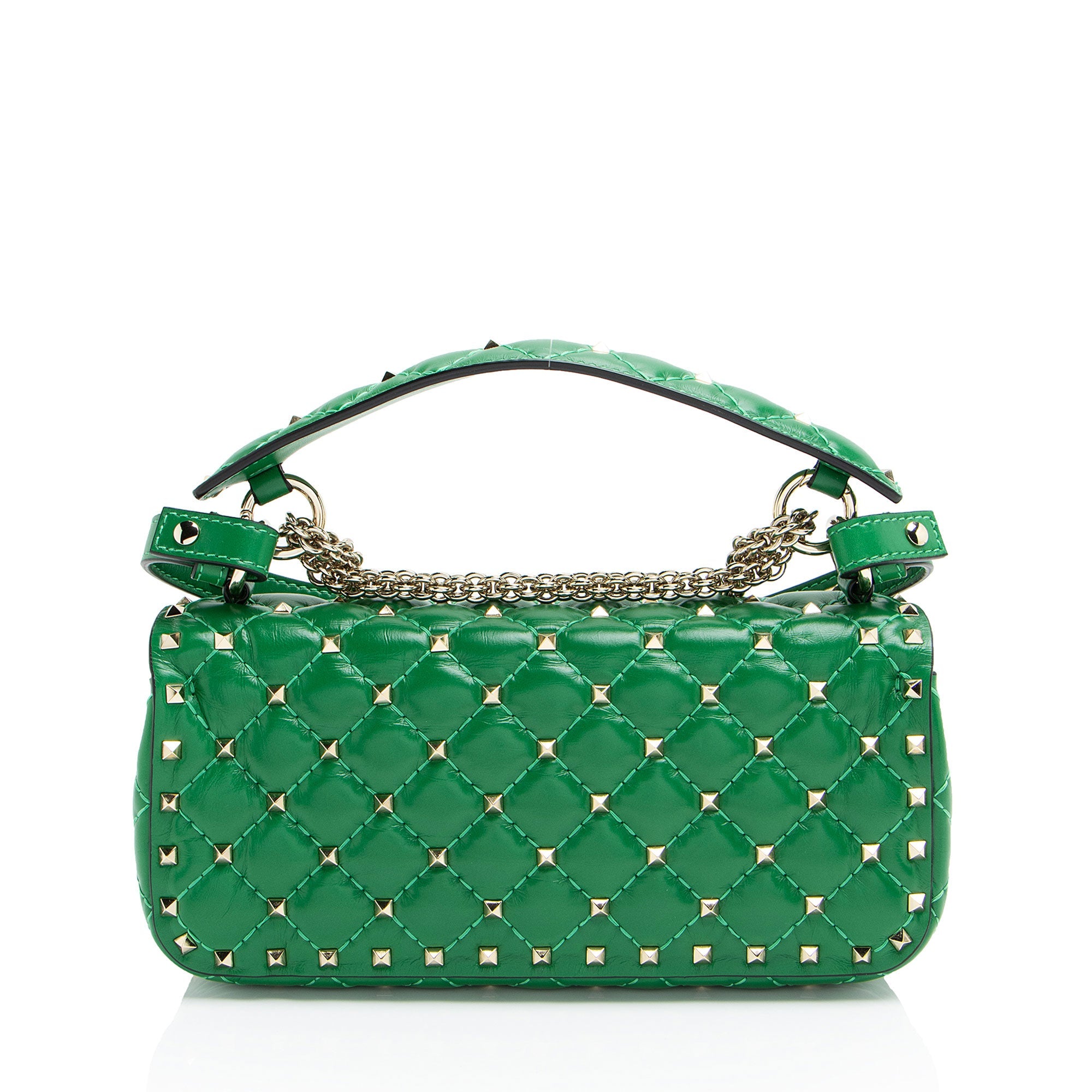 Valentino Calfskin Rockstud Spike Up Top Handle