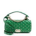 Valentino Calfskin Rockstud Spike Up Top Handle