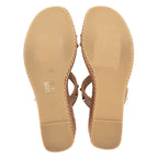 Valentino Calfskin Rockstud Torchon Wedge Sandals - Size 10 / 40 (SHF-qsbfcn)